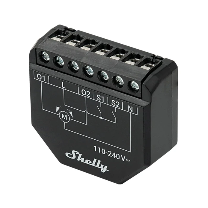 Shelly Shutter Έξυπνος Διακόπτης Ρολών Wi‑Fi, Bluetooth & RF 16A