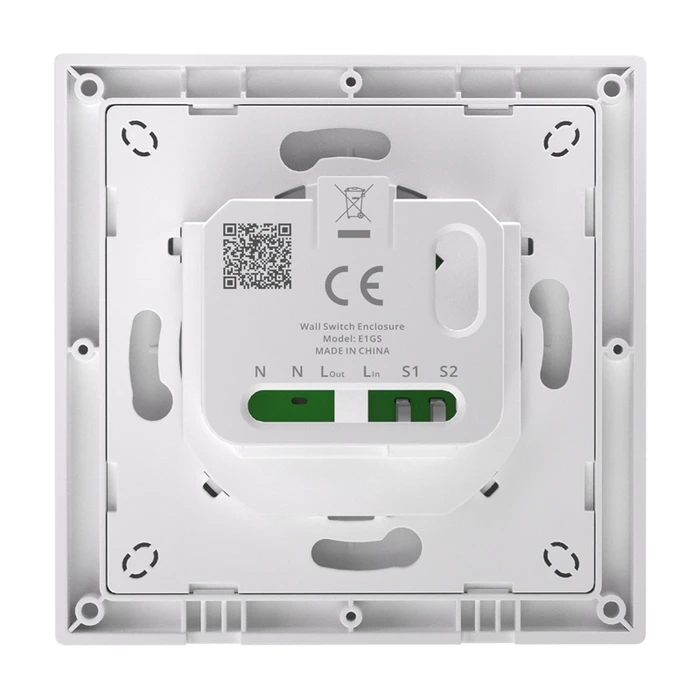 Sonoff E1GS Switch Frame (White)