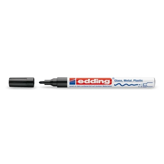 Μαρκαδόρος Edding 751 Paint Marker Black (4-751001)