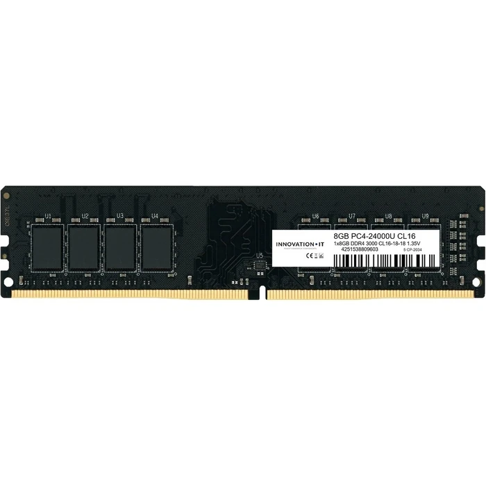 Μνήμη RAM Σταθερού DDR4 8GB Innovation IT 3000 CL 16 1,35V