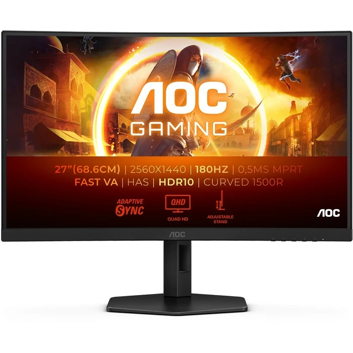 Monitor 27" AOC CQ27G4X 16:09 2xHDMI+DP Black/Grey