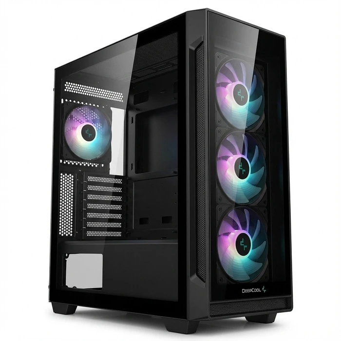 Κουτί Υπολογιστή Deepcool CG530U 4F ATX Panoramaglas 4x ARGB Black