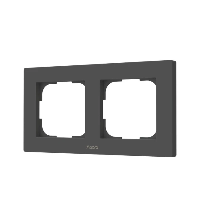 Αξεσουάρ Διακόπτης Aqara Smart Switch Frame H2 (2-Gang)/Gray Fe-X01D-G