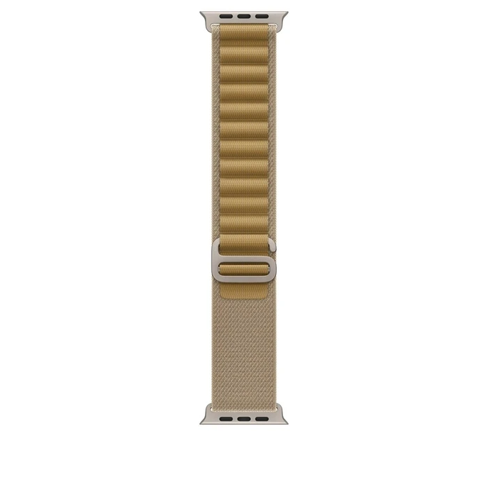Λουράκι Wearable Apple 49mm Tan Alpine Loop - Small - Natural Titanium Finish