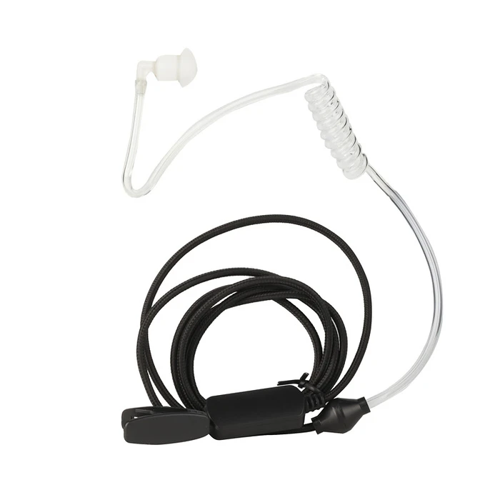 Ακουστικό Handsfree Osio NT-8760 για PMR Walkie Talkie OPM-1010/1050 με PTT και διάφανο σπιράλ