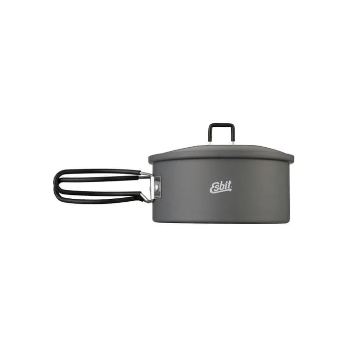 Προετοιμασία Φαγητού Camping Esbit PT1100HA Pot 1.1L Aluminium, Black