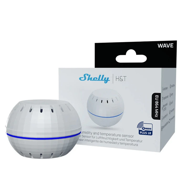 Αισθητήρας Shelly Wave H&T White temperature and humidity sensor