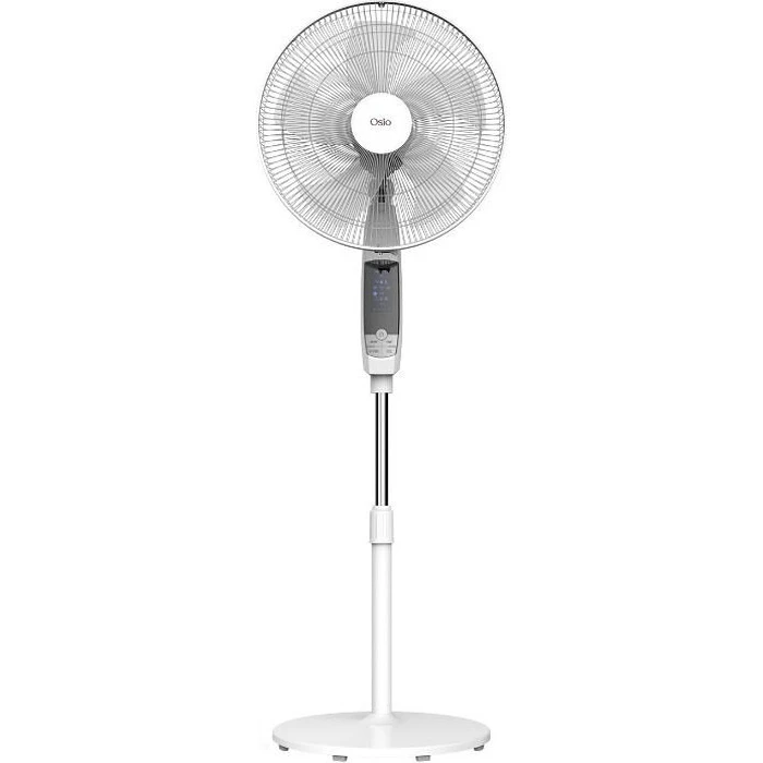 Ανεμιστήρας Ορθοστάτης Osio OSF-9010 Λευκός 16”, 3 ταχυτήτων με οθόνη και τηλεχειριστήριο-50W