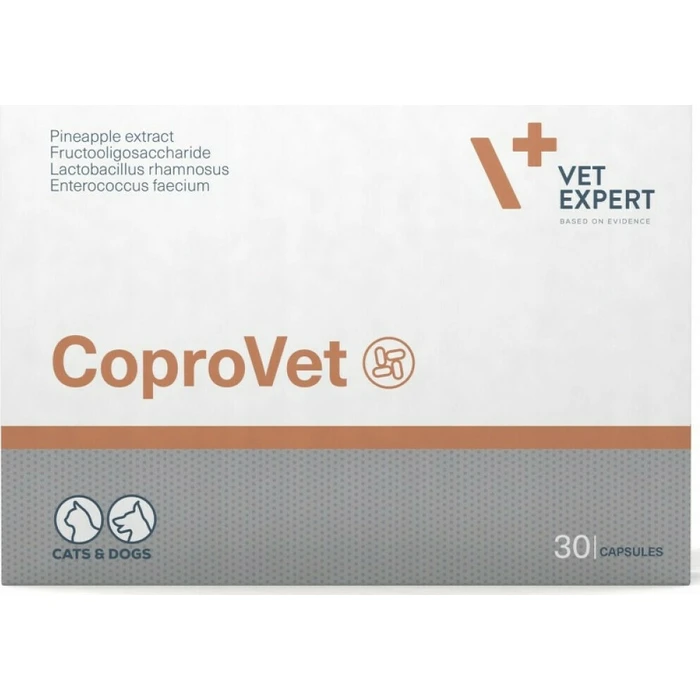 Συμπλήρωμα Διατροφής Vetexpert CoproVet - against the ingestion of feces for dogs and cats - 30 caps.