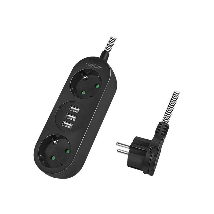 Πολύπριζο LogiLink - power strip - 3680 watts