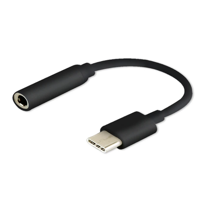 Αντάπτορας USB Savio Type 3.1 C (M) Jack 3.5mm (F) Audio adapter Black AK-35/B