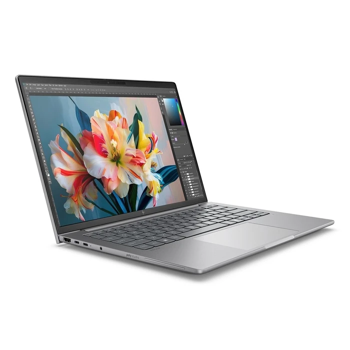 Laptop HP 14" ZBook 8 G1i Intel Core Ultra 7 255H 16GB 512GB SSD NVIDIA RTX 500 Ada W11Pro AI Silver (A3ZW6ET)