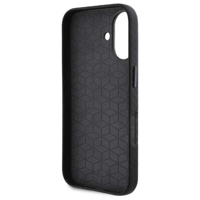 BMW BMHCP16S23PUFWC Apple iPhone 16 hardcase Carbon Wrapped Metal black