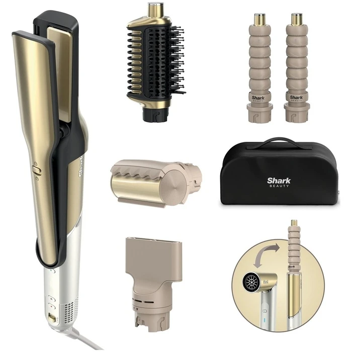 Πρέσα Μαλλιών Shark Glam HD6051SEU 6w1