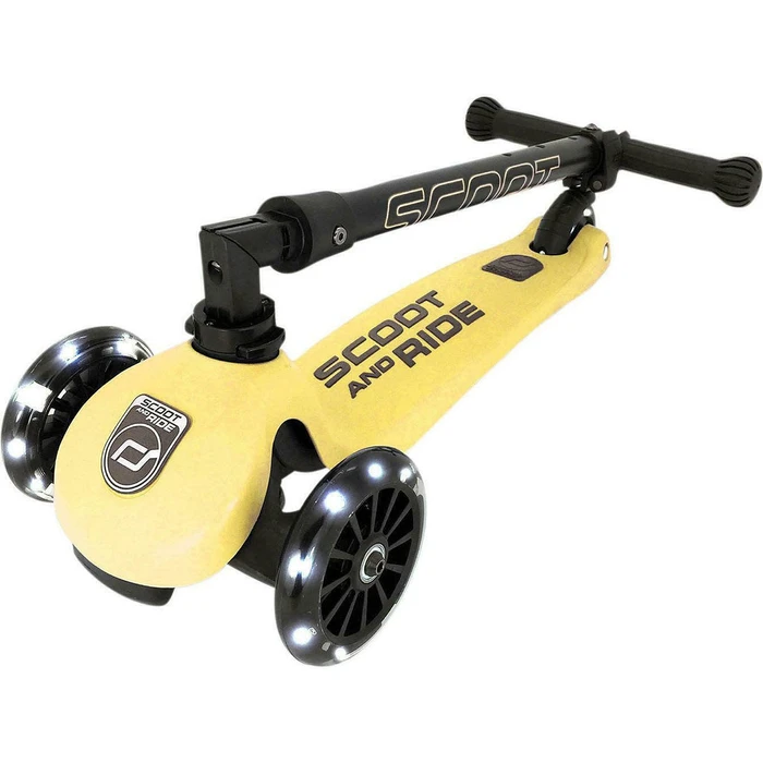 Παιδικό Πατίνι Scoot & Ride Highwaykick 3 LED Lemon 96358