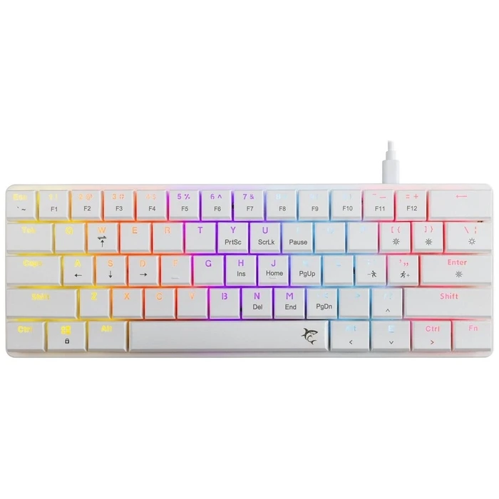 Gaming Πληκτρολόγιο White Shark GK-006211 Nagamaki White red switch