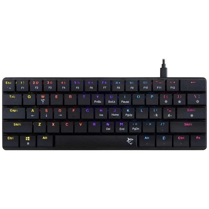 Gaming Πληκτρολόγιο White Shark GK-006111 Nagamaki Black red switch
