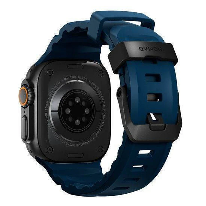 Λουράκι Nomad Rocky Point for Apple Watch 46mm/49mm Navy Blue-Black