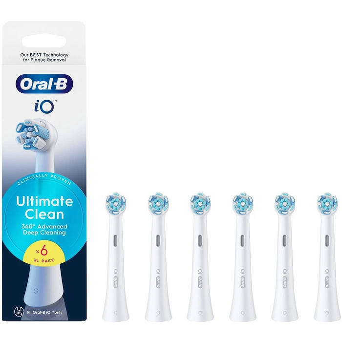 Ανταλλακτικά για Οδοντόβουρτσα Oral-B iO Ultimate Clean EB6 / 6τμχ / White