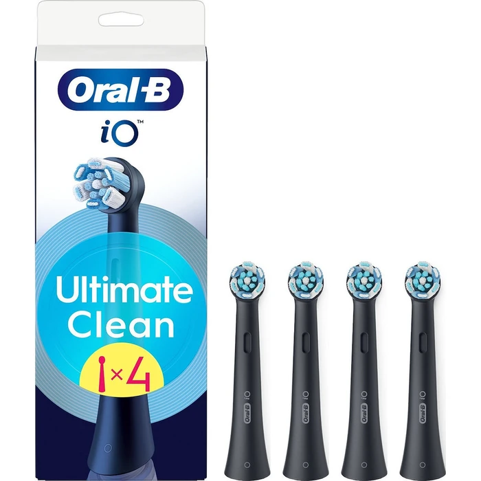Ανταλλακτικά για Οδοντόβουρτσα Oral-B iO Ultimate Clean EB4 / 4τμχ / Black