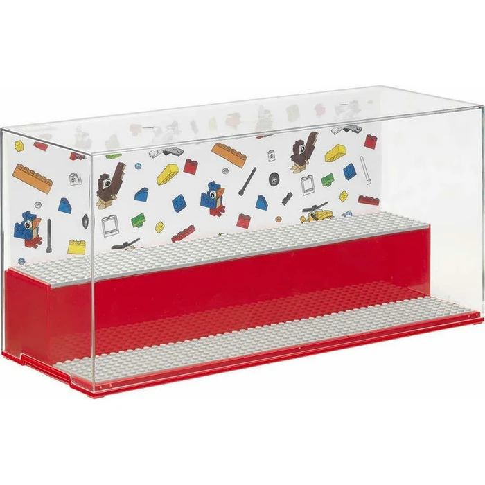 Lego Play & Display Case Classic Red display case with platform