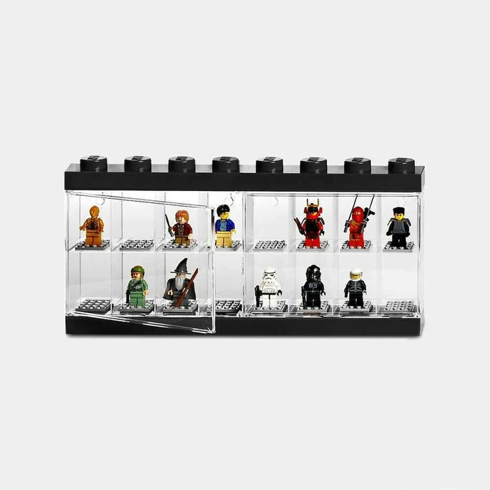 Lego Minifigure Display Case na 16 Figurek Black