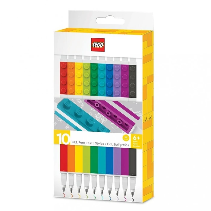 Στυλό Lego Colorful Gel Pens 10τμχ