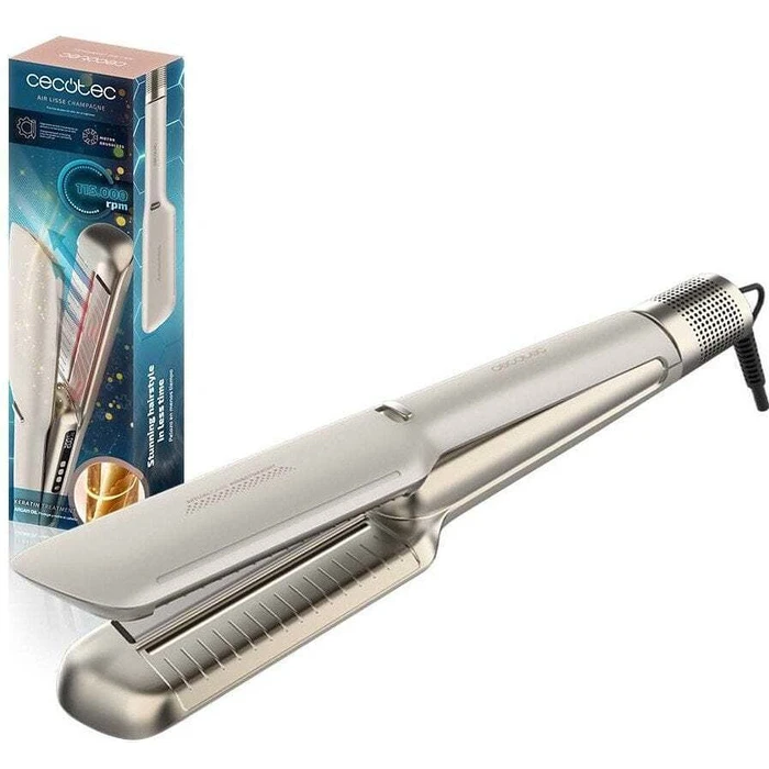 Πρέσα Μαλλιών Cecotec Air Lisse Champagne