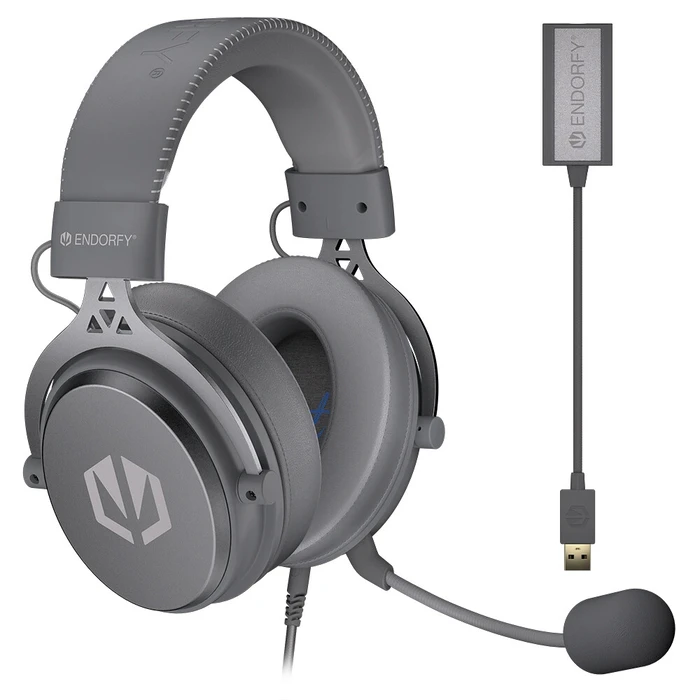 Gaming Headset Endorfy VIRO Plus USB Alt Gray