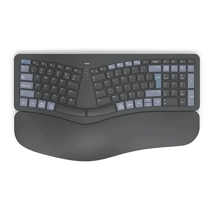 Ασύρματο Πληκτρολόγιο Hama ergonomiczna WK-900 Black