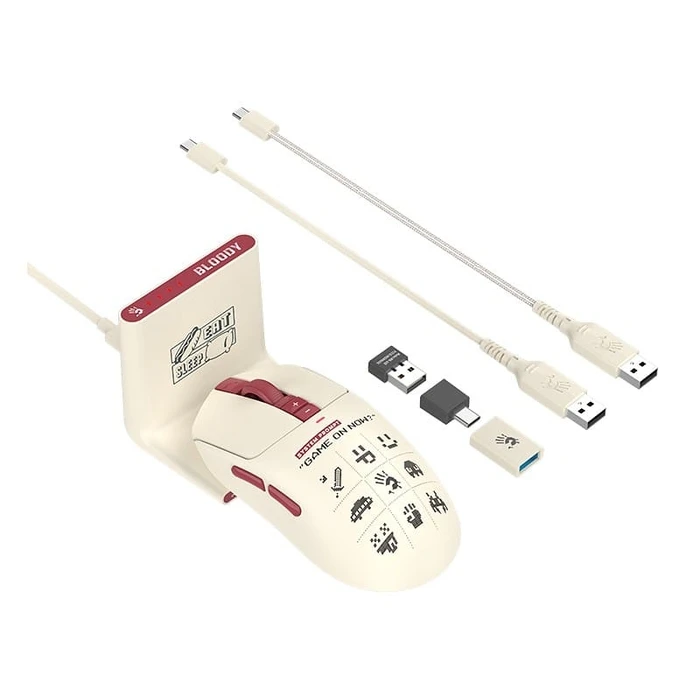 Gaming Ποντίκι A4 Tech Bloody R72 ULTRA DUO Pixels Red