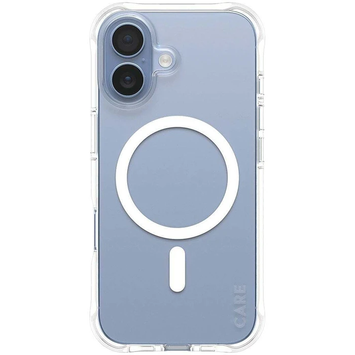 Θήκη Κινητού CARE by PanzerGlass Fashionable Samba w. White MagSafe iPhone 17 transparent
