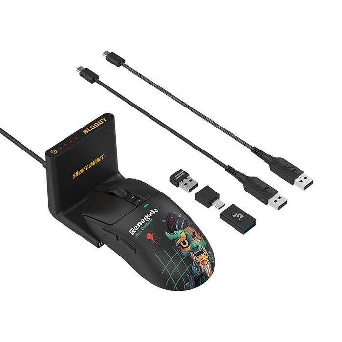 Gaming Ποντίκι A4 Tech Bloody R72 ULTRA DUO Renegade Midnight