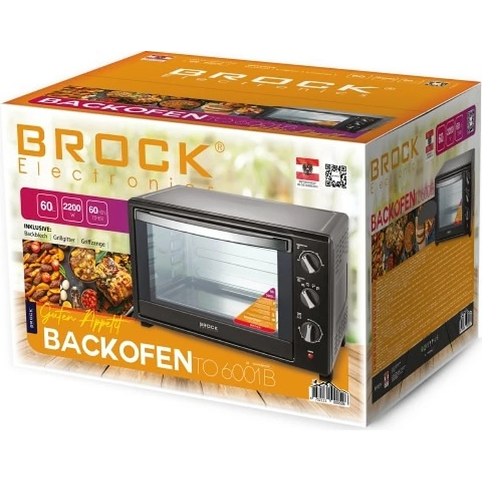 Φουρνάκι Brock 60 Lt. με Αέρα TO-6001B