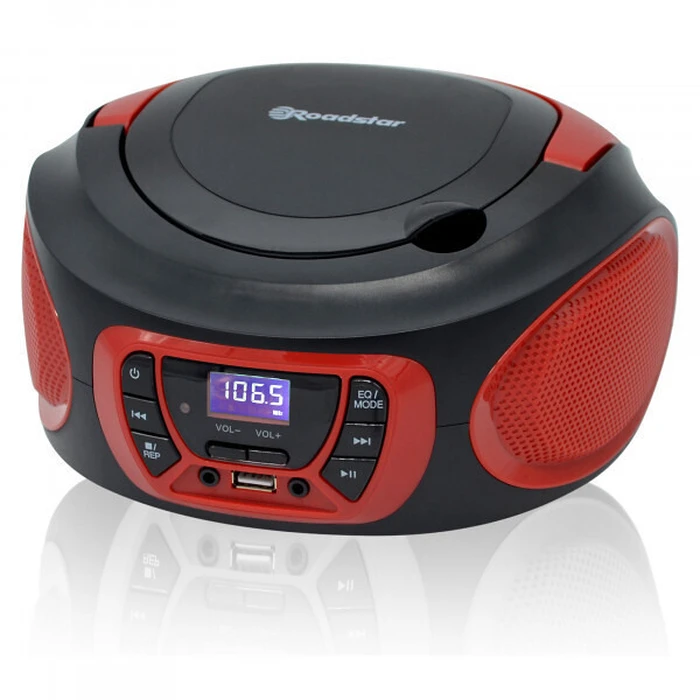 Φορητό Ράδιο-CD/MP3/USB Roadstar CDR-365U/RD