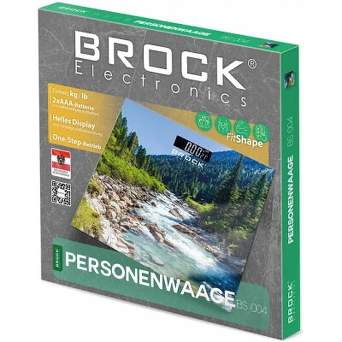 Ψηφιακή Ζυγαριά Μπάνιου BrockBS-004 