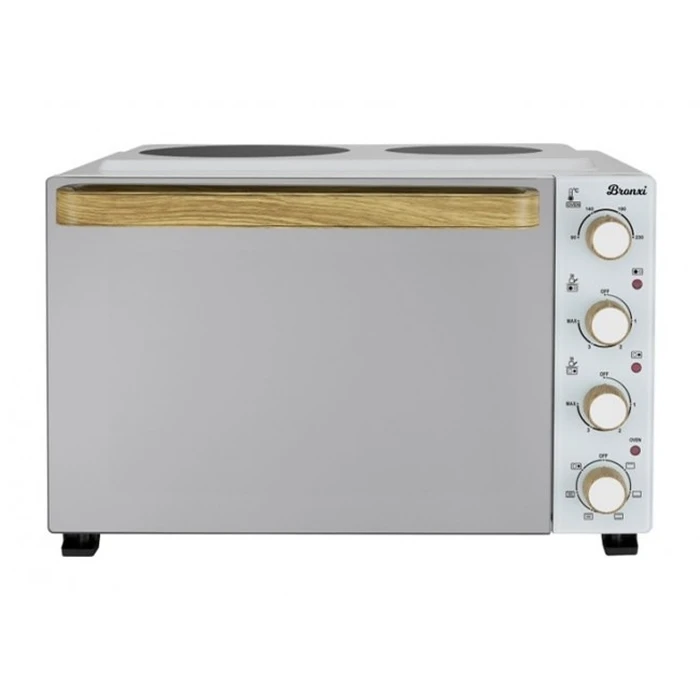 Φουρνάκι Bronxi 50 λίτρων με 2 κεραμικές εστίες BX-5032 