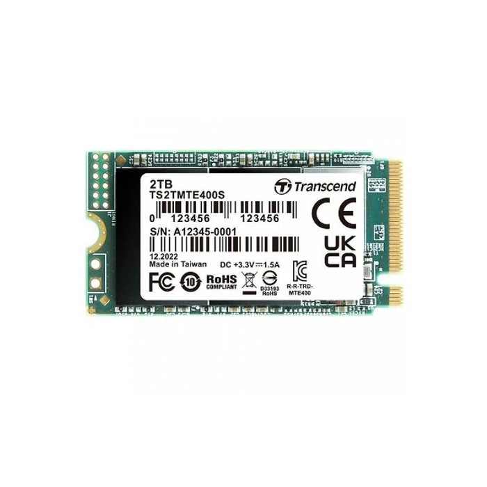 Σκληρός Δίσκος M.2 SSD 2TB Transcend MTE400S (2242) PCIe Gen3 x4 NVMe