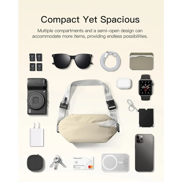 Τσάντα Ώμου Inateck LB03014-S Beige 36cm * 17cm * 7cm