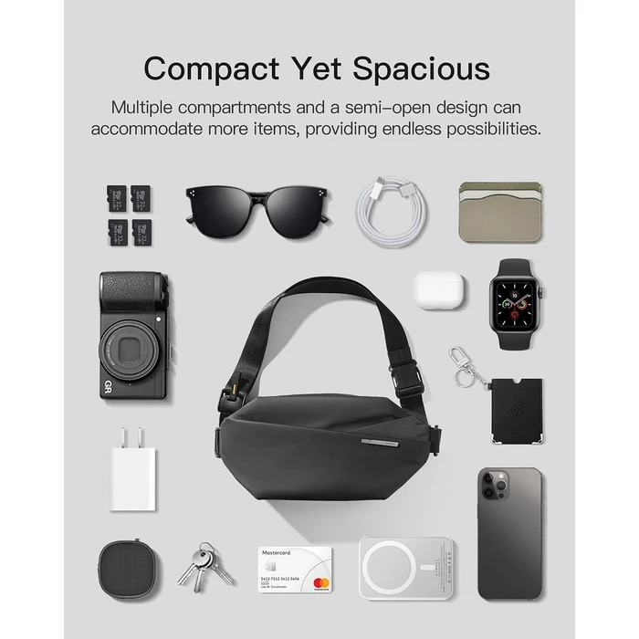 Τσάντα Ώμου Inateck LB03014-S Black 36cm * 17cm * 7cm