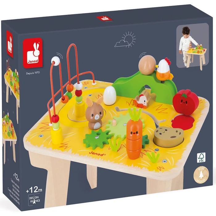 Τραπεζάκι Δραστηριοτήτων Janod the Farm Table J03321