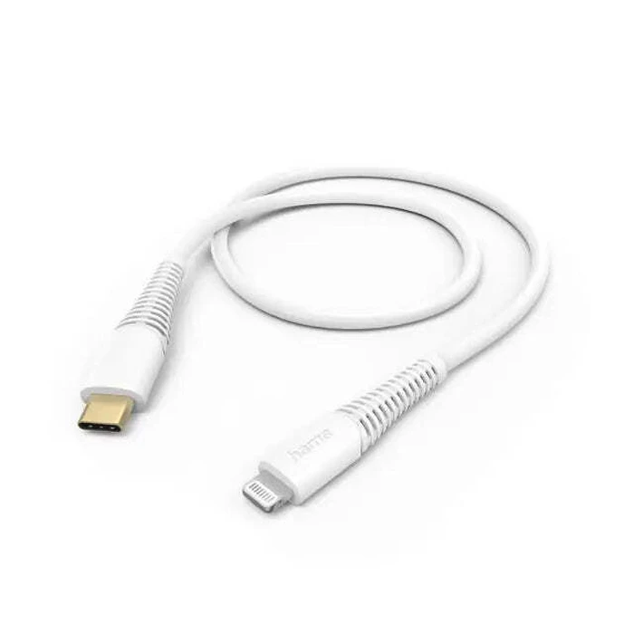 Καλώδιο Lightning Hama USB-C - Lightning, 1,5m White