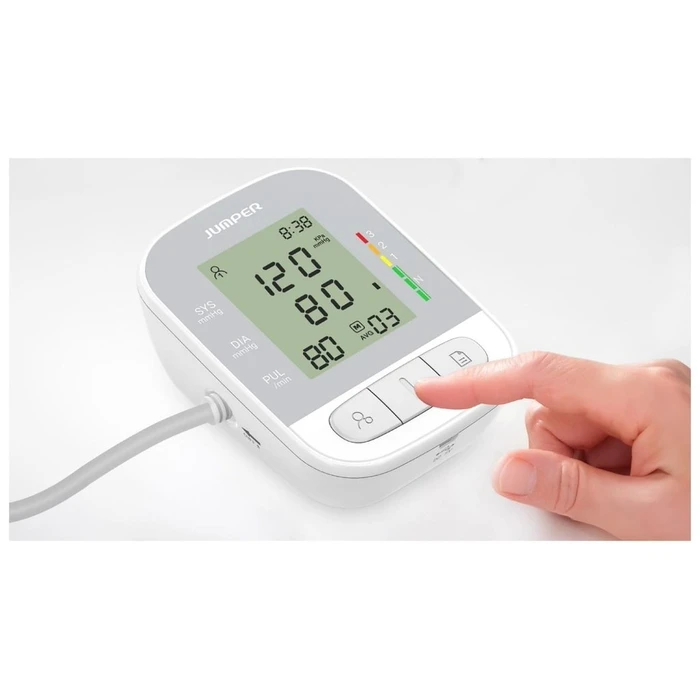 Πιεσόμετρο Μπράτσου Jumper JPD-HA210 white-gray