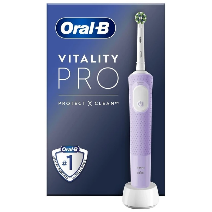 Ηλεκτρική Οδοντόβουρτσα Oral-B Vitality Pro Protect X Clean Lilac Mist lilac