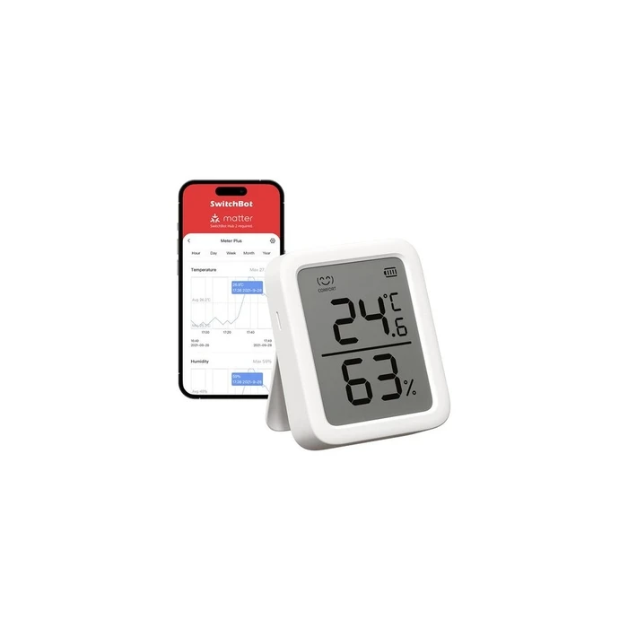 Θερμόμετρo & Υγρασιόμετρo SwitchBot Smart Thermometer Plus