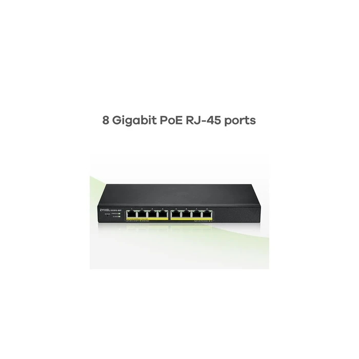 Network Switch Zyxel GS1915-8EP Smart Managed PoE+ Layer2 NebulaFlex