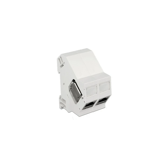 Αξεσουάρ Δικτύου Delock Keystone mounting bracket for DIN rails 180°