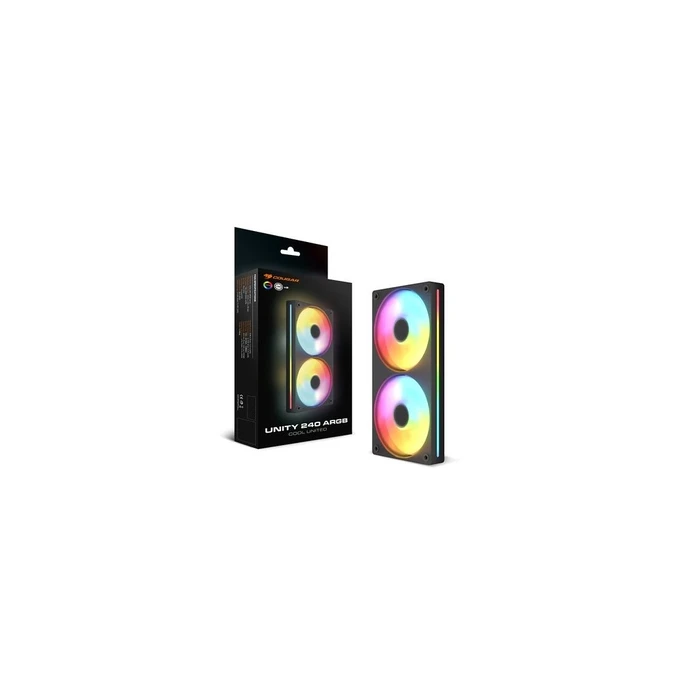 Case Fan Cougar Forward Unity240-FB,240 ARGB PWM, Black