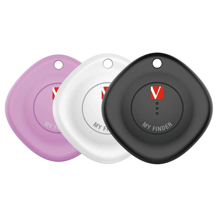 Bluetooth Tracker Verbatim MYF-03 My Finder Item Finder 3 pack B/W/P