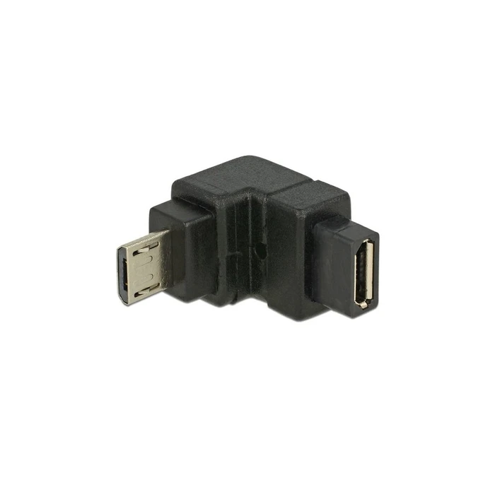 Αντάπτορας Delock USB micro B -> micro B Male/Female 90° unten